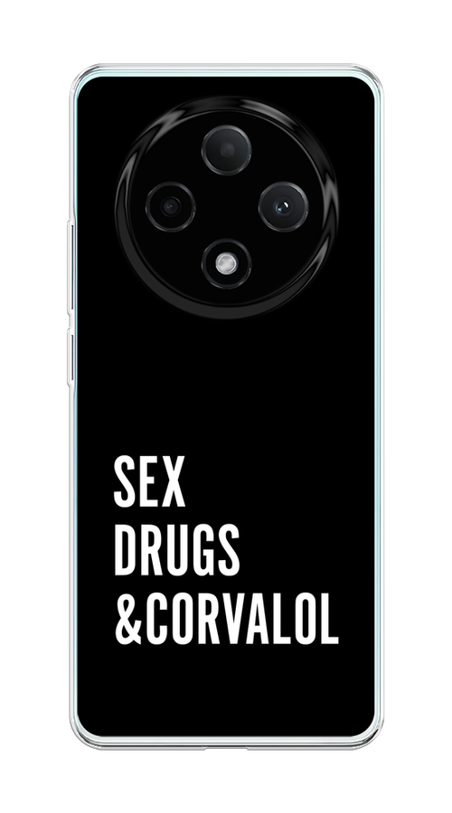 

Чехол на Oppo A3 Pro 5G "Corvalol", Черный;серый;белый, 2517950-1
