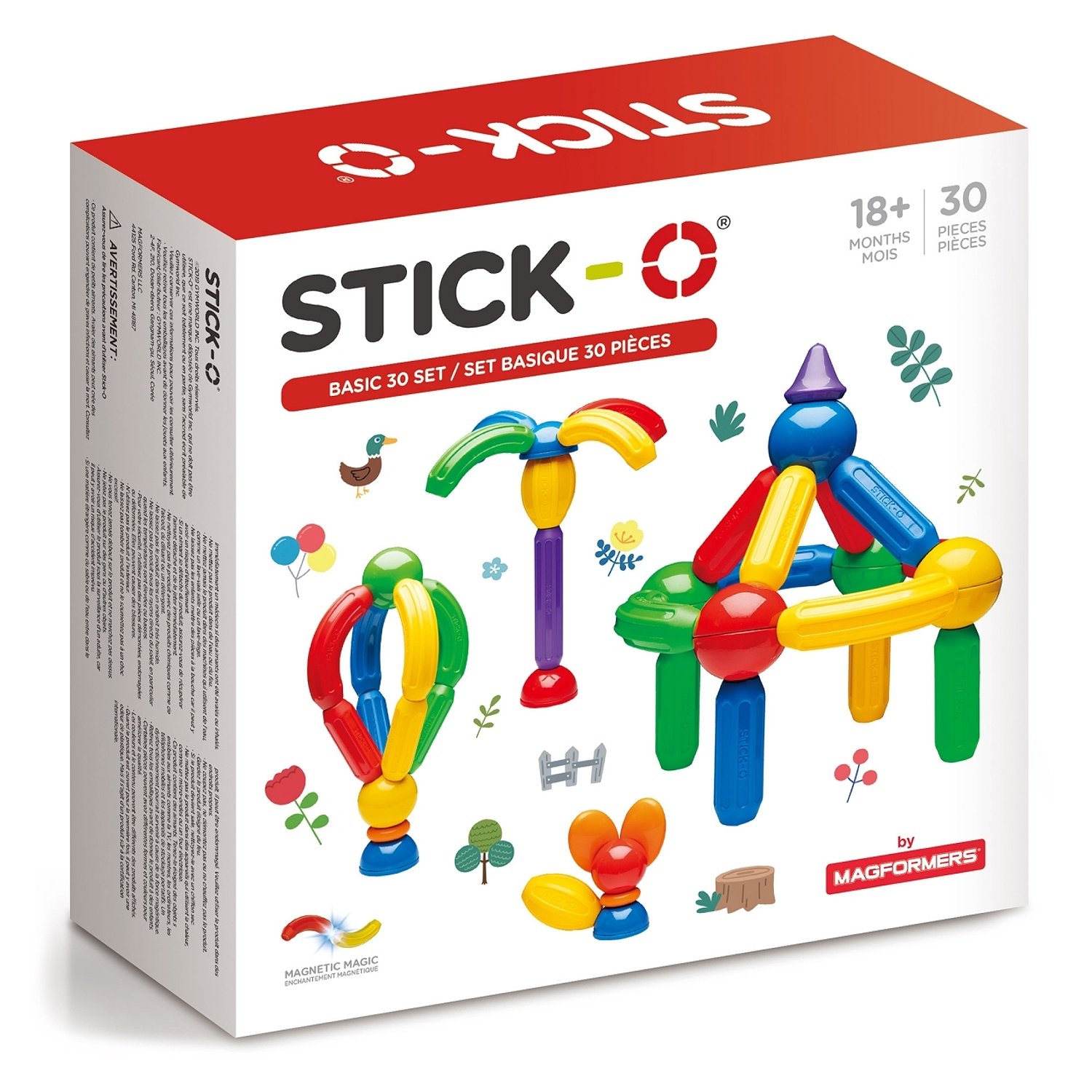 фото Конструктор basic set 30 дет. stick-o