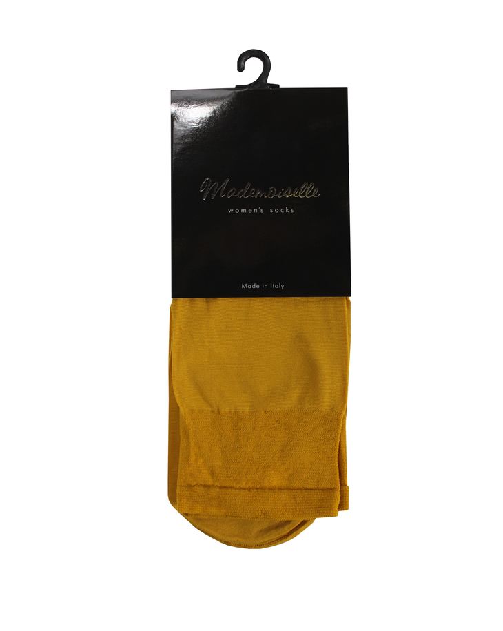 фото Капроновые носки женские mademoiselle ancona (c.) (mad.) желтые unica
