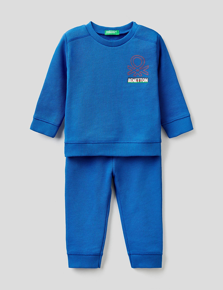 фото Костюм для мальчиков benetton цв. синий р.74 united colors of benetton