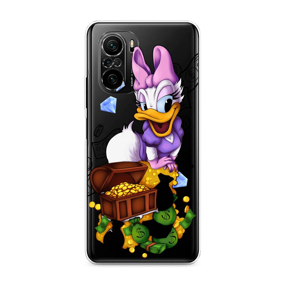 

Чехол на Poco F3 "Rich Daisy Duck", Коричневый;белый;фиолетовый, 312650-6