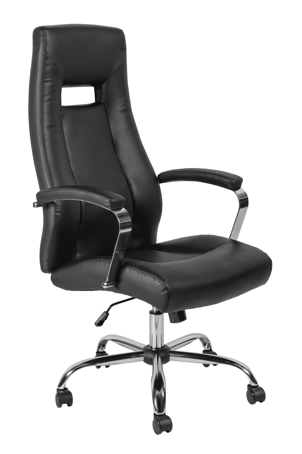 

Меб-фф Офисное кресло MF-3056 Black, Черный, Офисное кресло MF-3056 Black