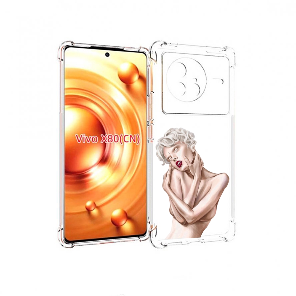 

Чехол Mypads Мигера Женский Для Vivo X80, Прозрачный, Tocco