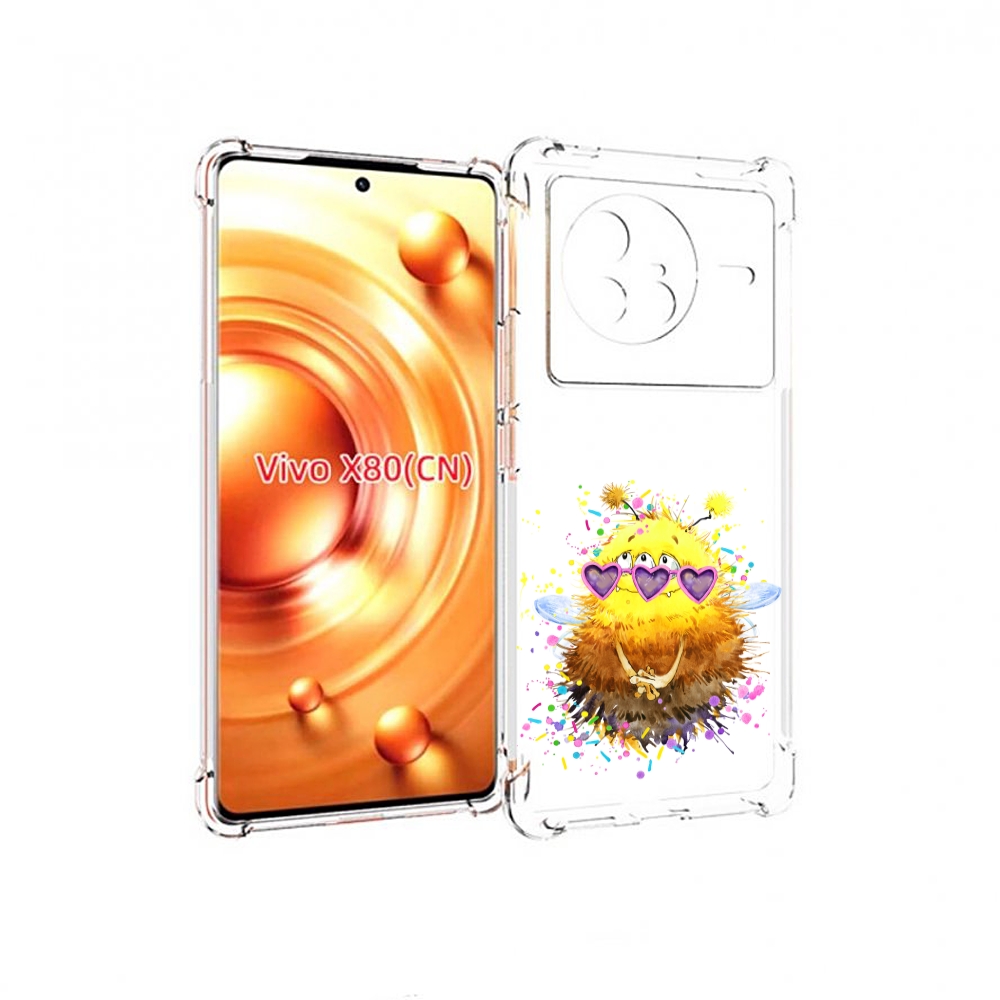 

Чехол Mypads Пушитый Шмель Для Vivo X80, Прозрачный, Tocco