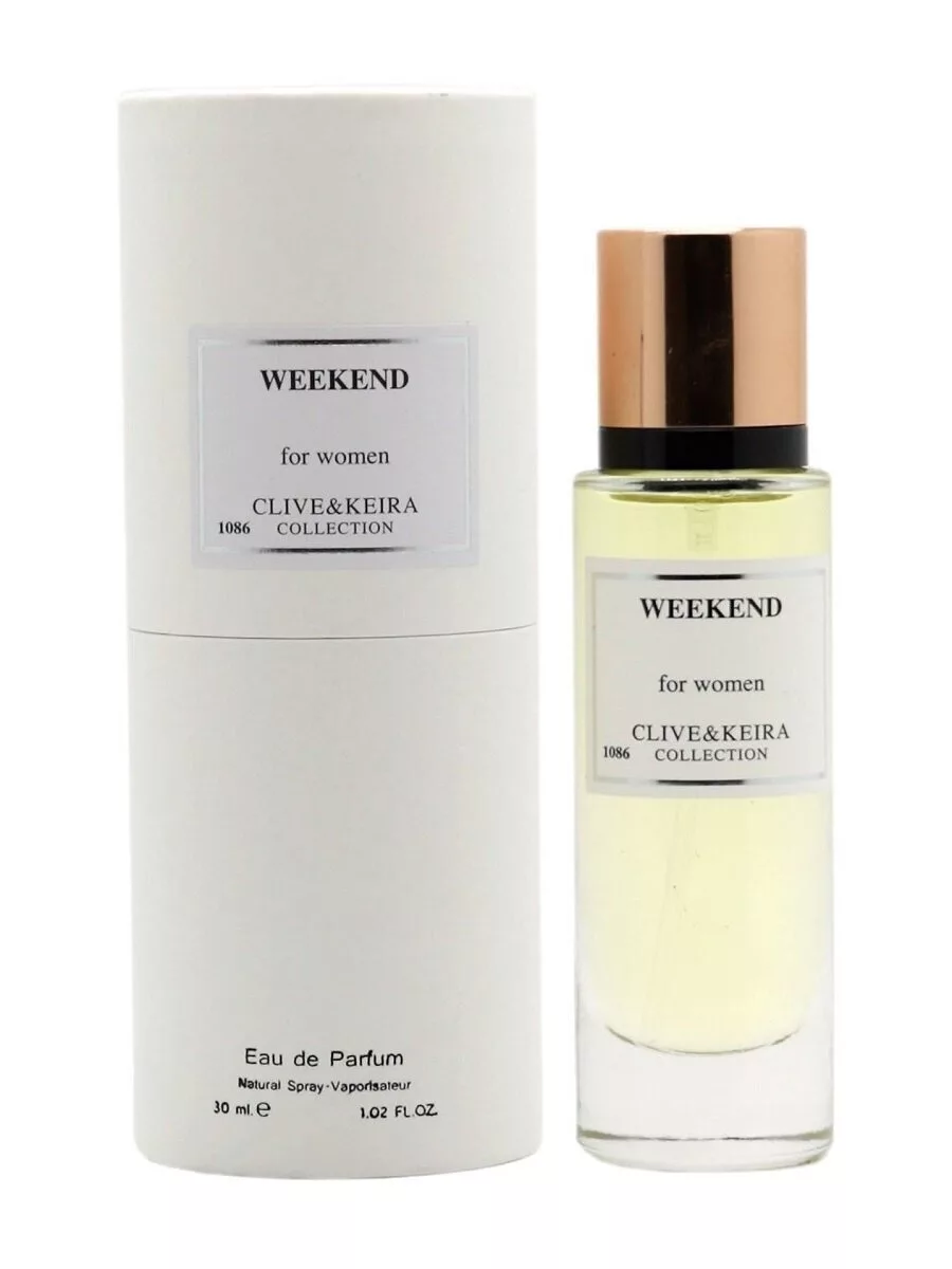 

Духи Clive&Keira №1086 Weekend 30 мл, № 1086 Barbarry Weekend Woman 30 ml