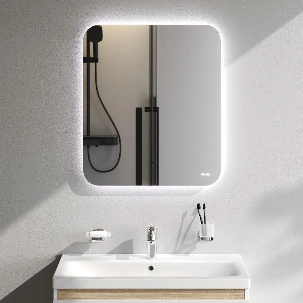 

Зеркало для ванной AM.PM X-Joy M85MOX10601S1 60 см, интерьерная LED-подсветка по периметру, Серебристый, X-Joy M85MOX10601S1
