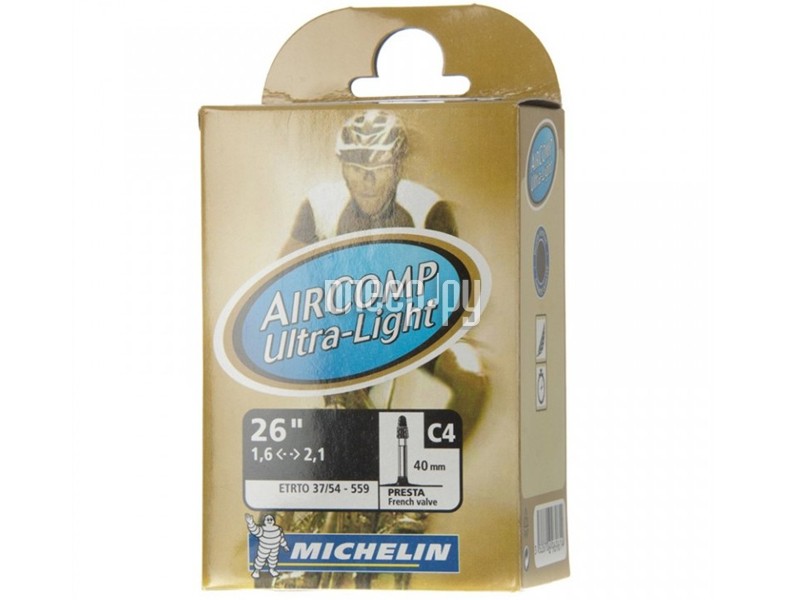 

Велокамера Michelin C4 Comp Ultra Light 26x1.4/2.125 MIC_6969611111M, Черный