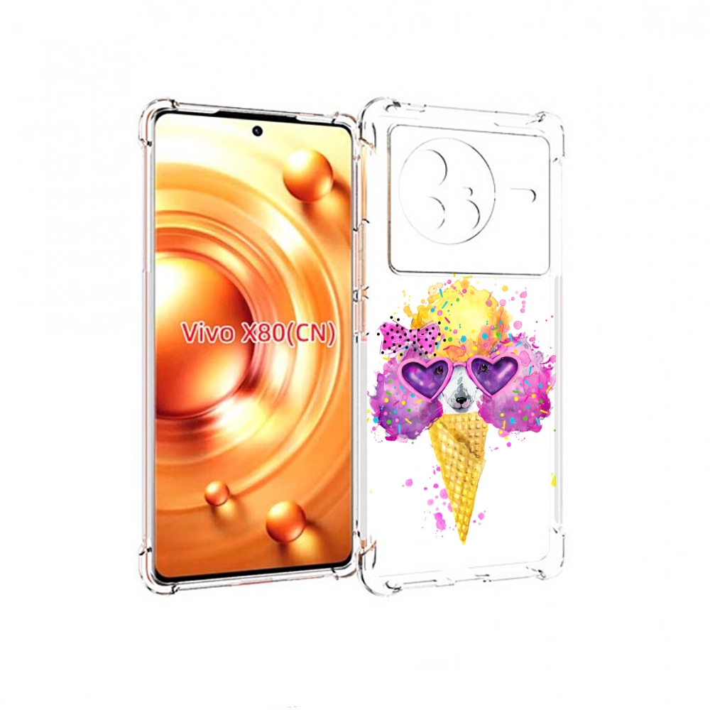 

Чехол Mypads Рожок Для Vivo X80, Прозрачный, Tocco