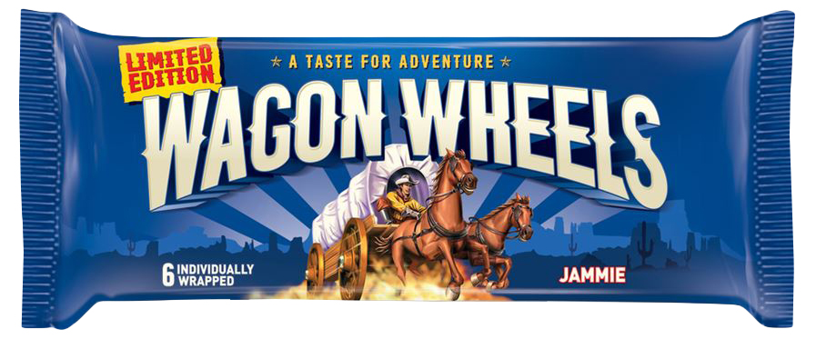 фото Печенье wagon wheels с джемом 216 г