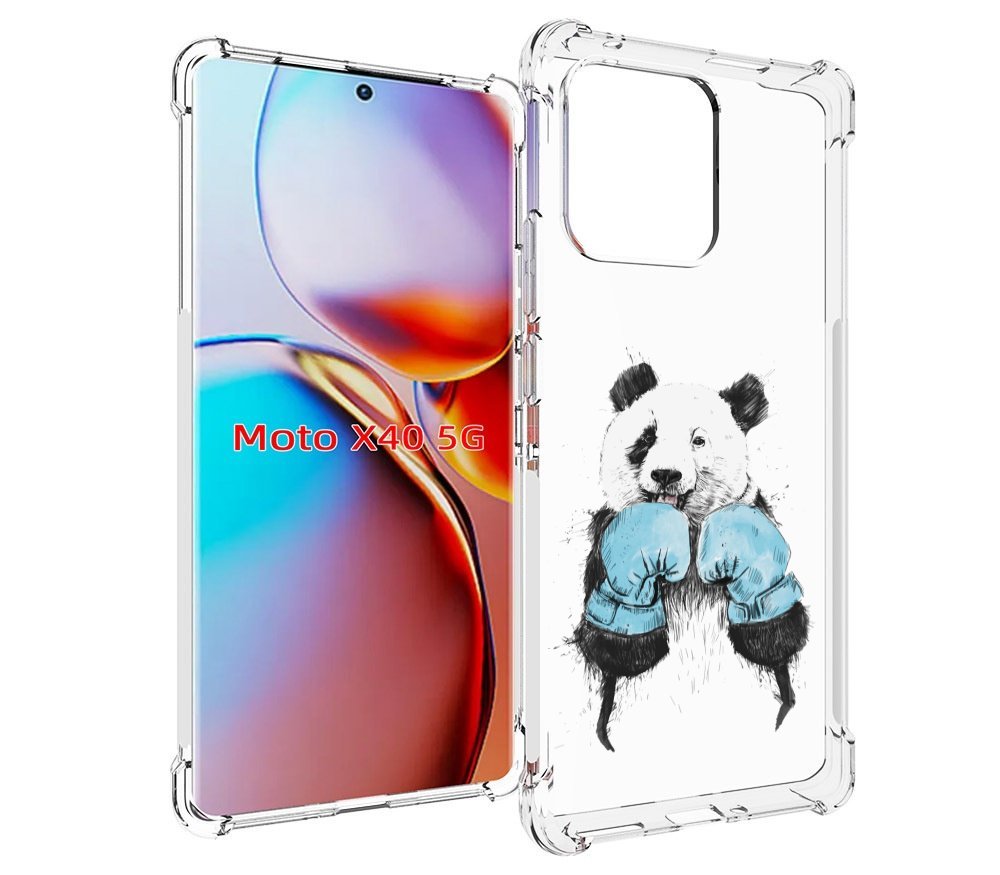 

Чехол MyPads панда боксер для Motorola Moto X40, Прозрачный, Tocco