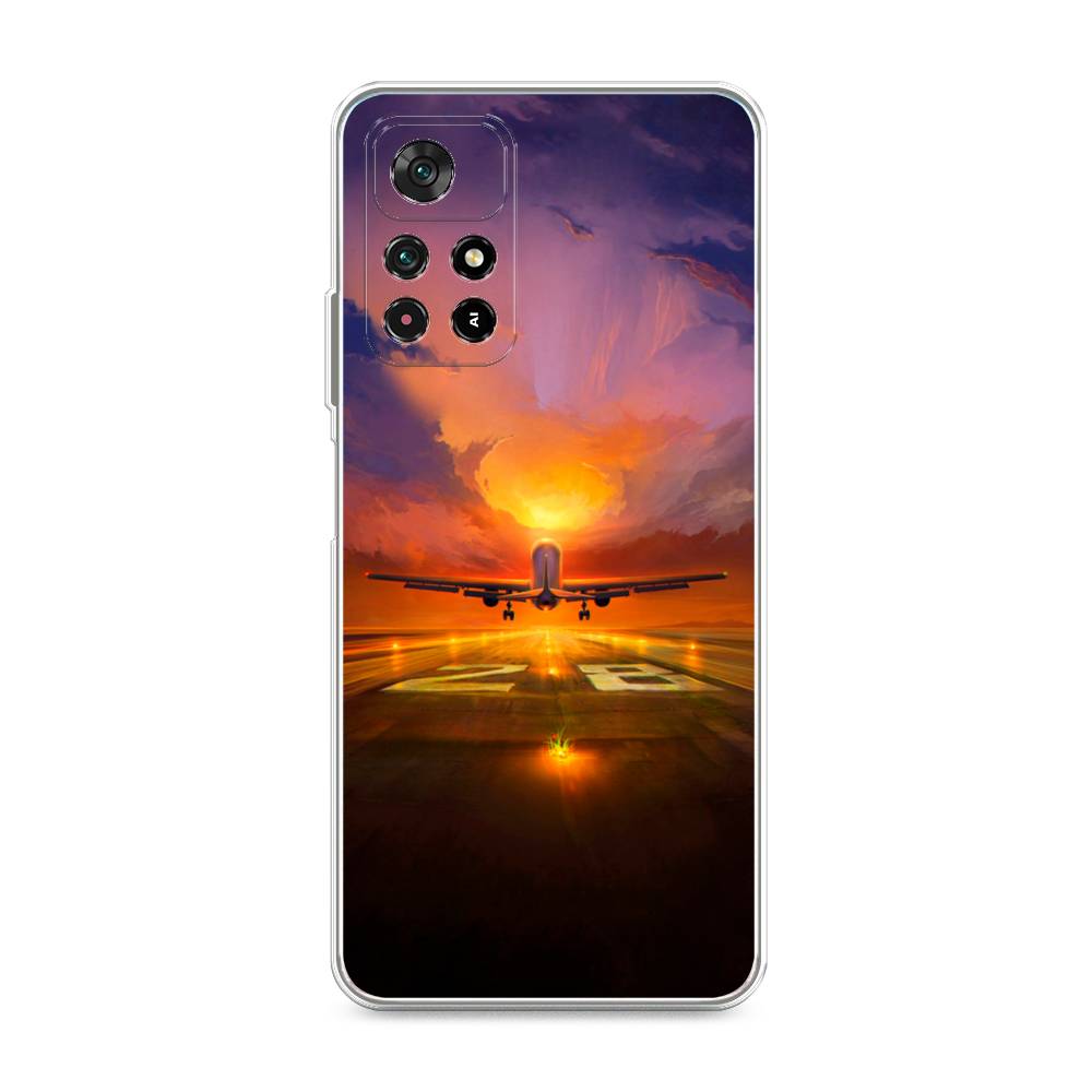 фото Чехол на poco m4 pro 5g "самолет на посадке" case place