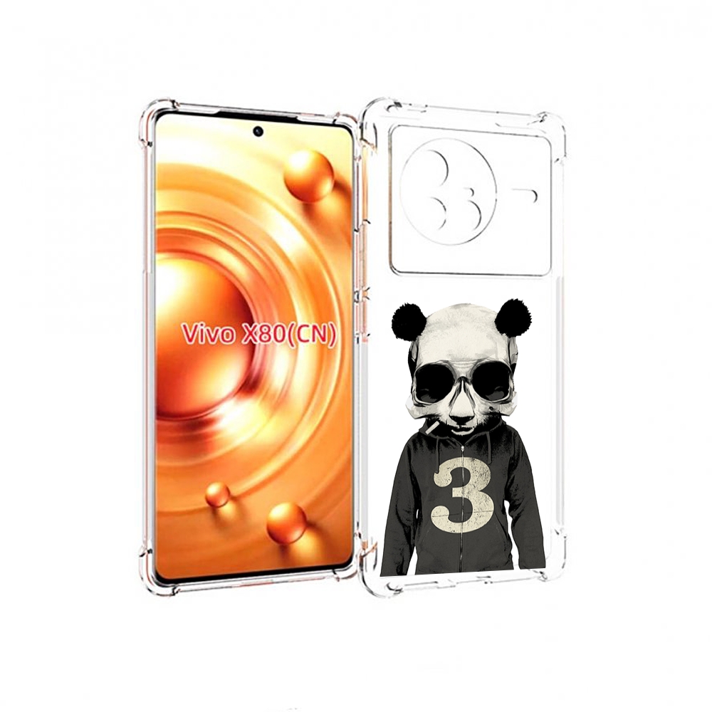 

Чехол Mypads Панда-В-Костюме Для Vivo X80, Прозрачный, Tocco