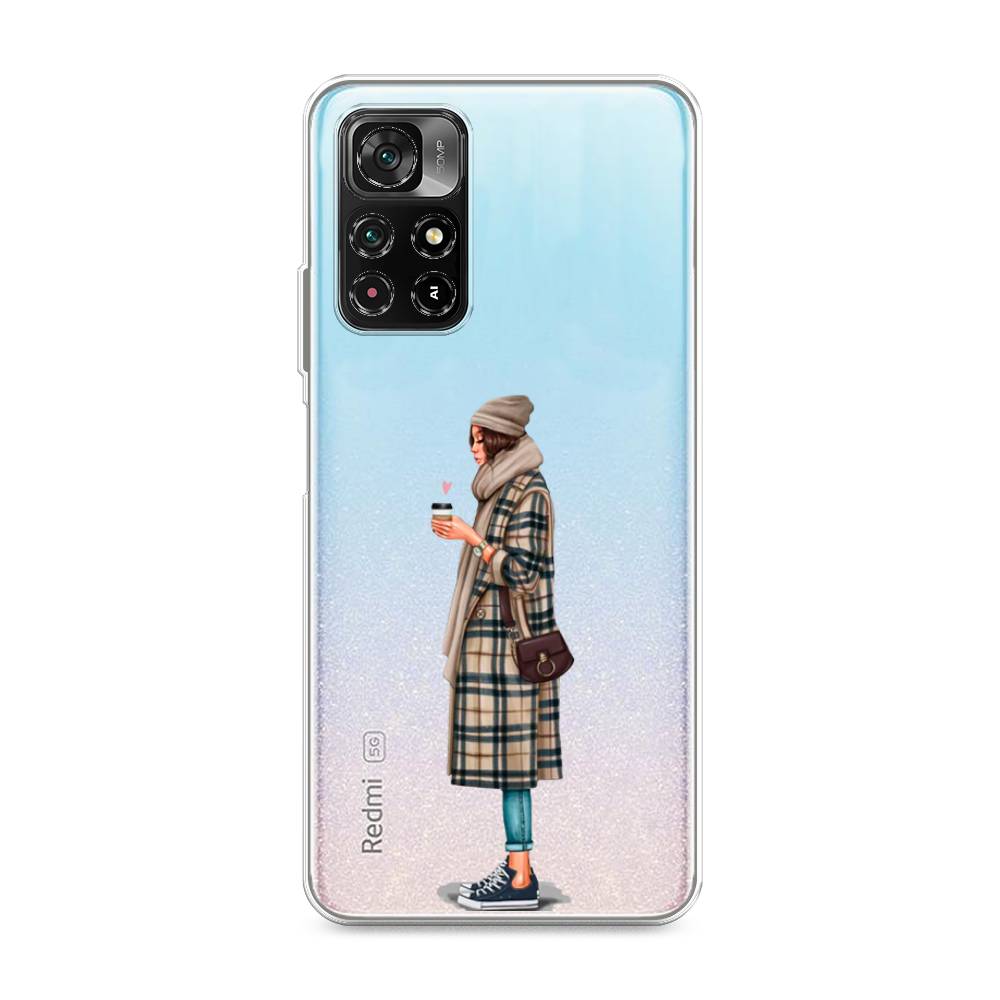 

Чехол на Poco M4 Pro 5G "Утренний кофе", Коричневый;бежевый, 313650-6
