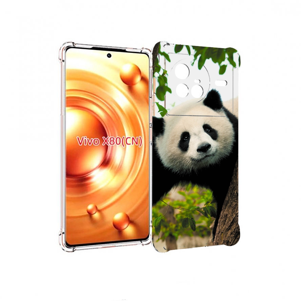 

Чехол Mypads Панда-На-Дереве Для Vivo X80, Прозрачный, Tocco