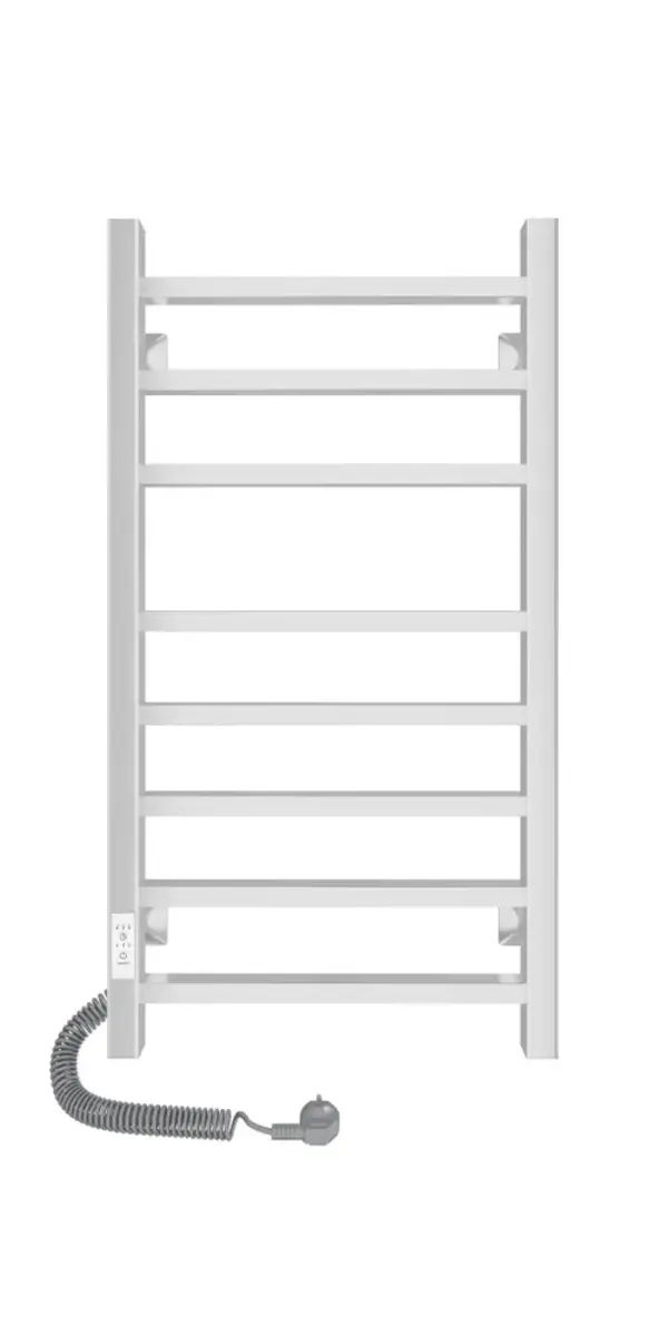 Полотенцесушитель Электрический САНПРИЗ Квадро П8 430мм 800мм форма Лесенка