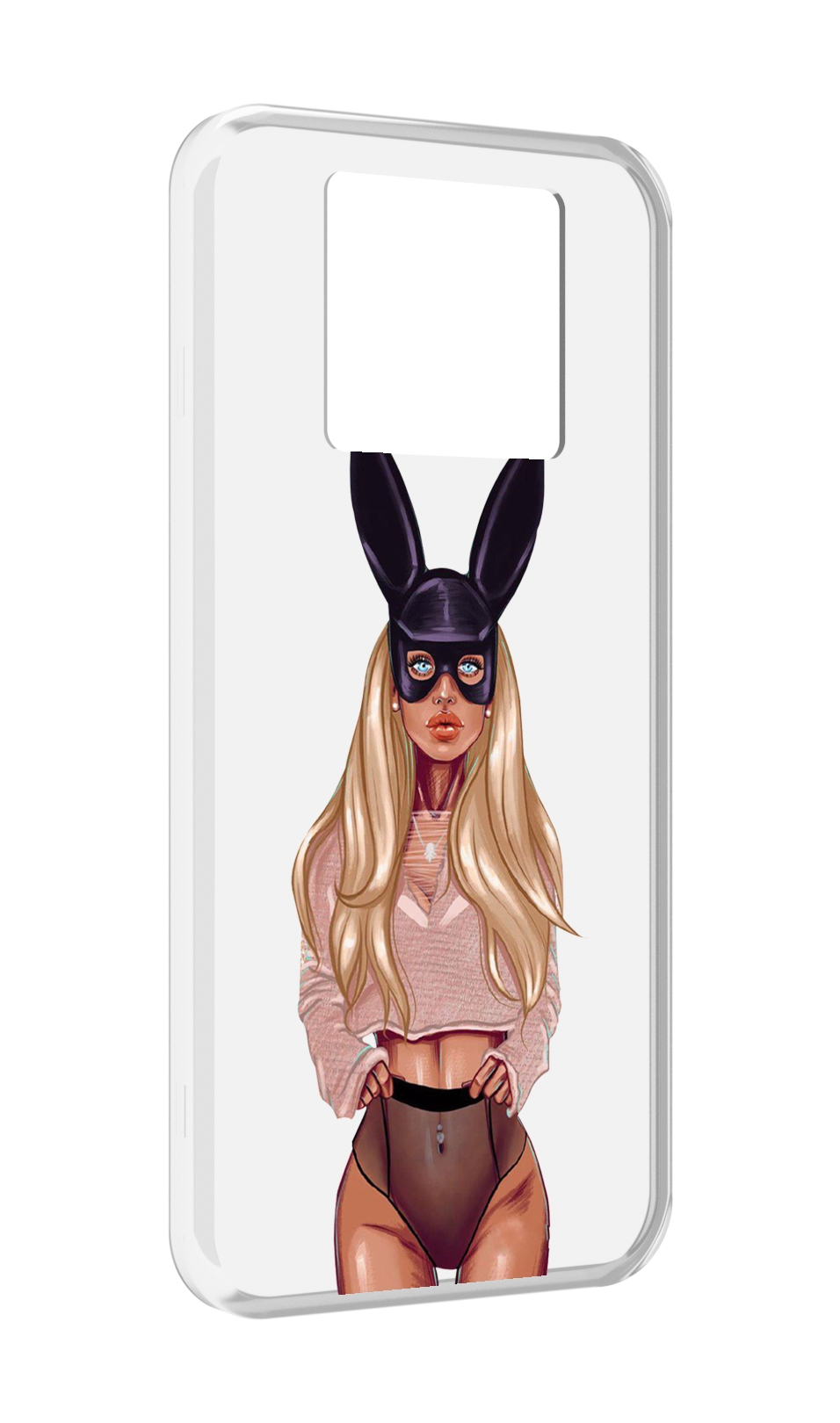 

Чехол MyPads блондинка-с-ушками женский для Black Shark 3 5G / Black Shark 3S, Прозрачный, Tocco