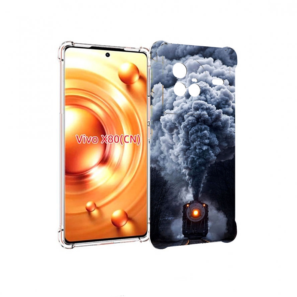 

Чехол Mypads Паровоз Для Vivo X80, Прозрачный, Tocco