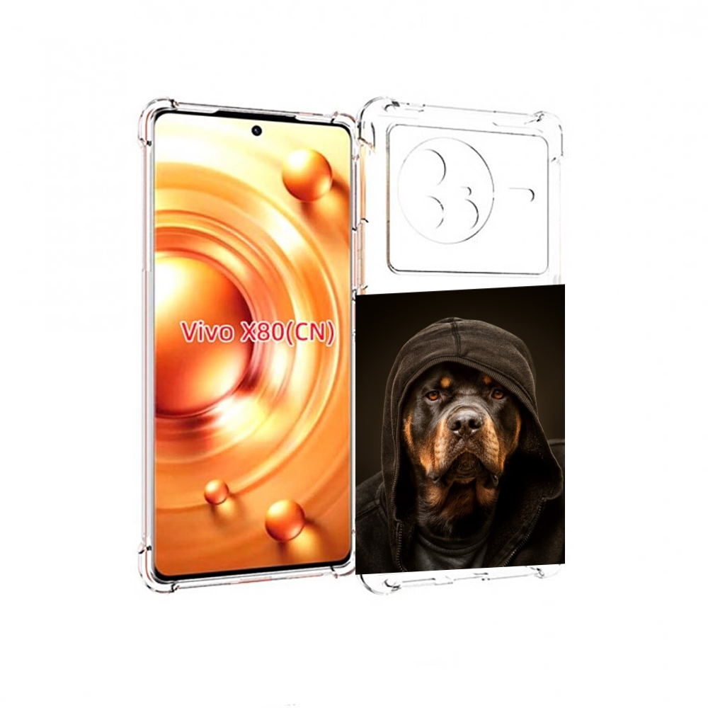 

Чехол Mypads Пес-Барбос Для Vivo X80, Прозрачный, Tocco