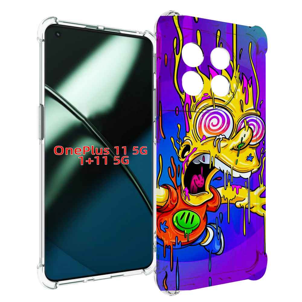 

Чехол MyPads Барт-арт-стрит для OnePlus 11, Прозрачный, Tocco
