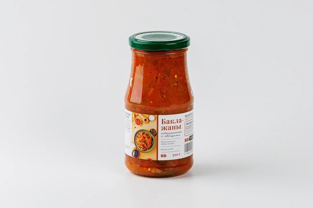 

Закуска ВкусВилл Баклажаны с овощами 520 г