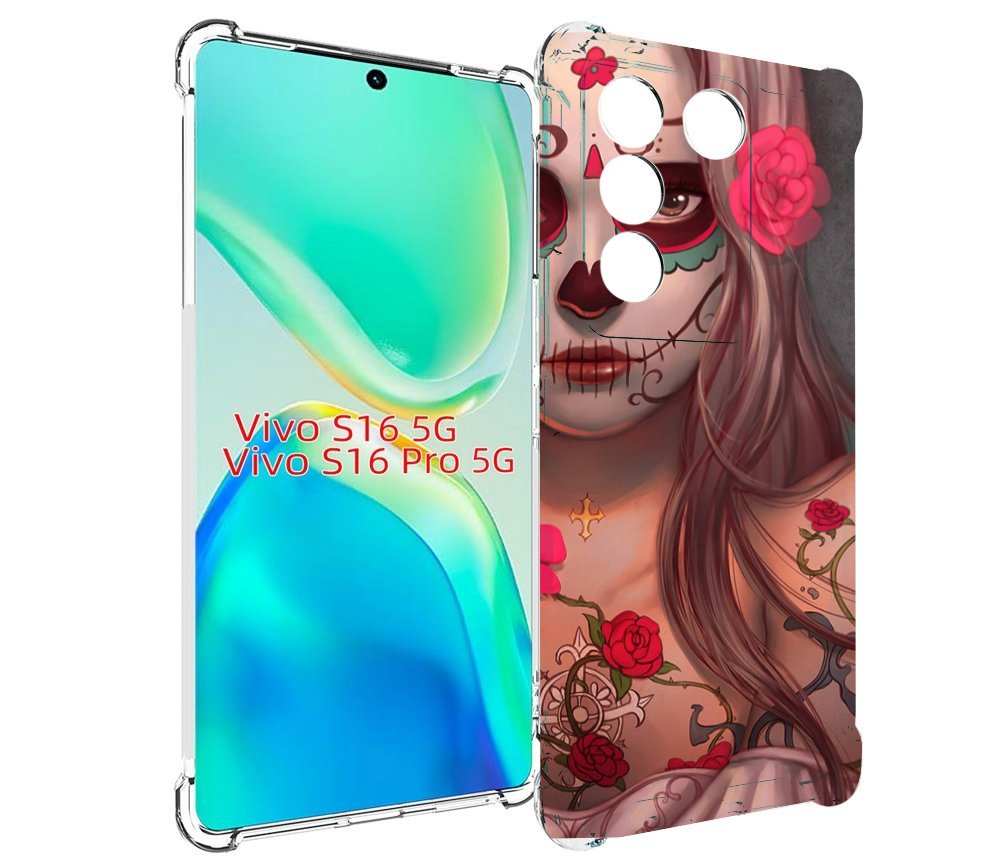 

Чехол MyPads девочка в рисунках для Vivo S16 5G/S16 Pro 5G/V27/V27 Pro, Tocco