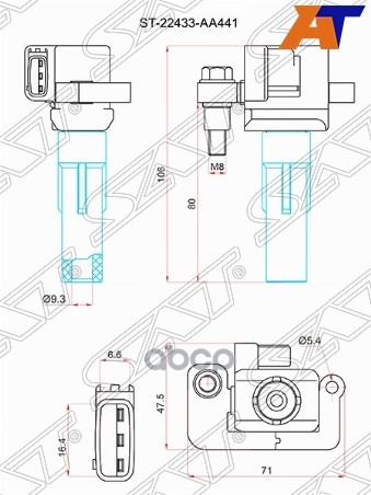 

Катушка Зажигания Subaru Legacy Bh/Be/Bp/Tribeca Ez30/Ez36 Sat арт. ST-22433-AA441