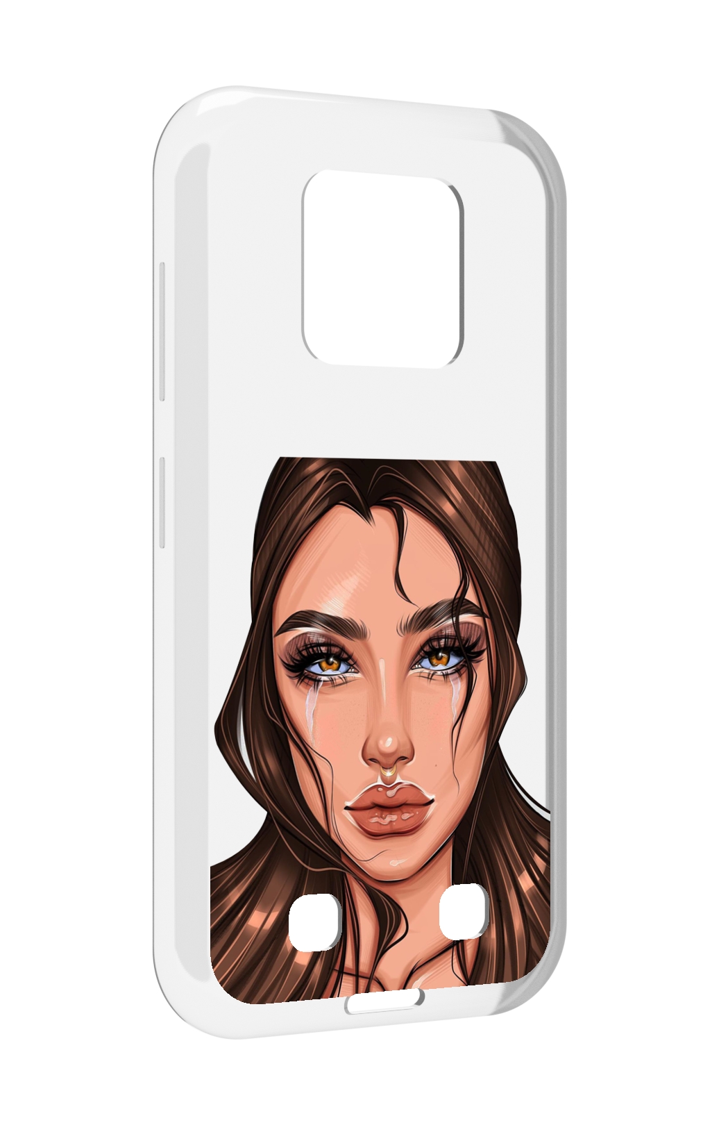

Чехол MyPads плачущая-девушка женский для Oukitel WP18, Прозрачный, Tocco