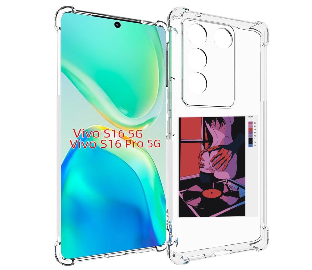 

Чехол MyPads девушка красивая сзади женский для Vivo S16 5G/S16 Pro 5G/V27/V27 Pro, Tocco