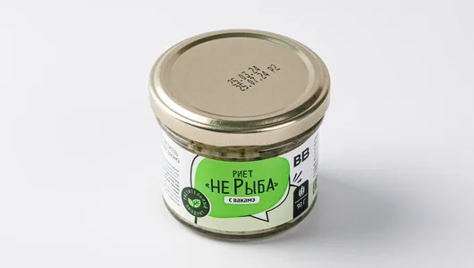 

Риет ВкусВилл Не рыба с вакамэ 90 г