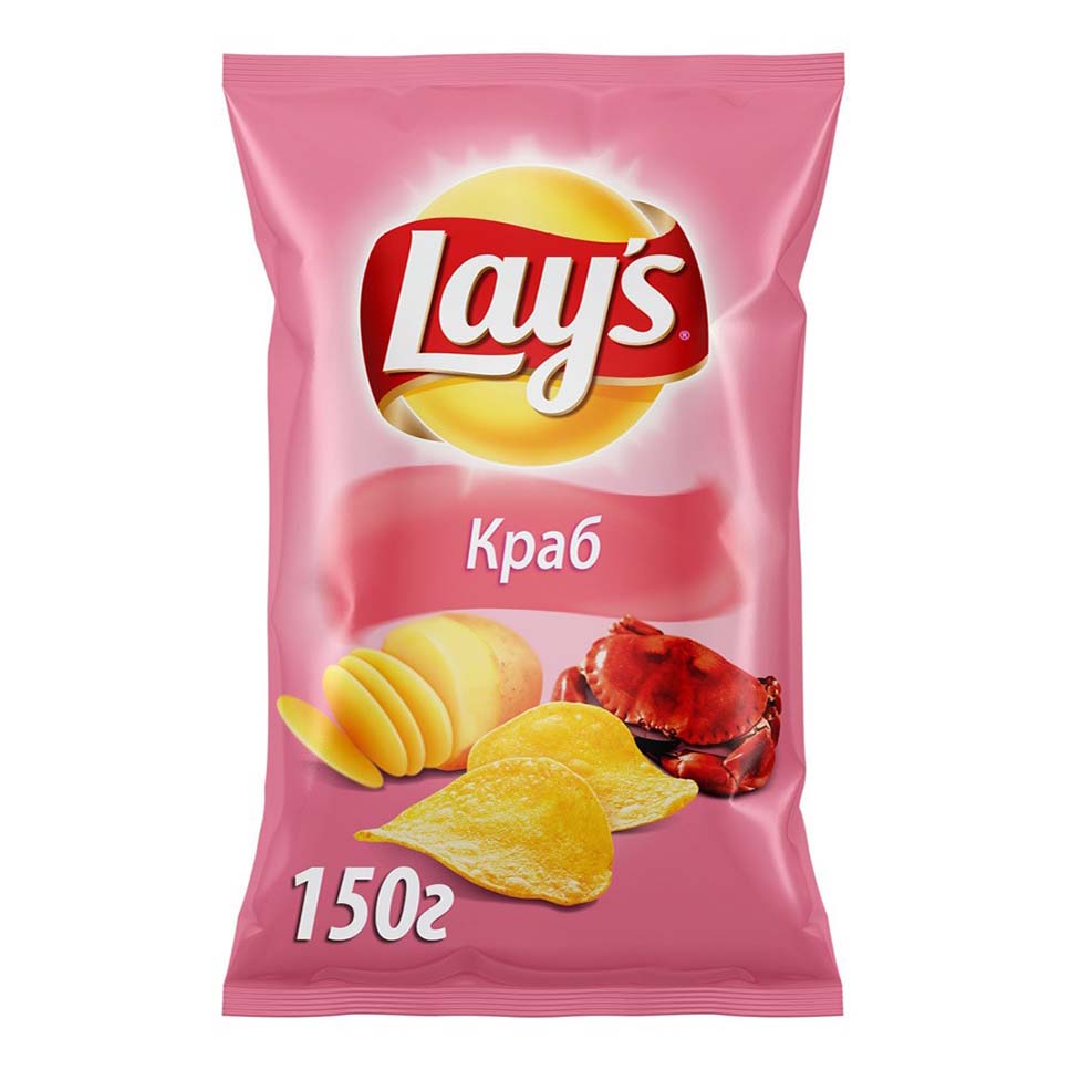 

Чипсы Lay's картофельные краб