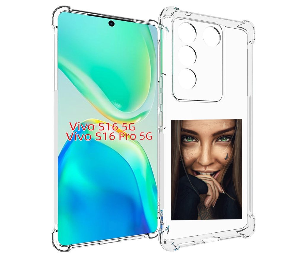 

Чехол MyPads девушка улыбается женский для Vivo S16 5G/S16 Pro 5G/V27/V27 Pro, Tocco