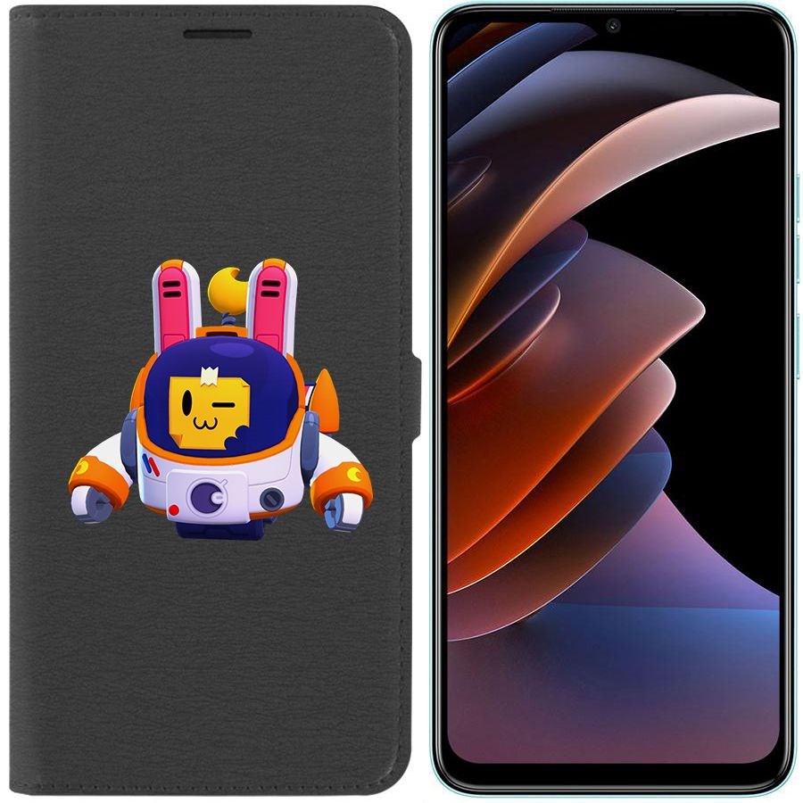 

Чехол-книжка Eco Book для Tecno Spark Go 2023 Brawl Stars-Лунный Спраут