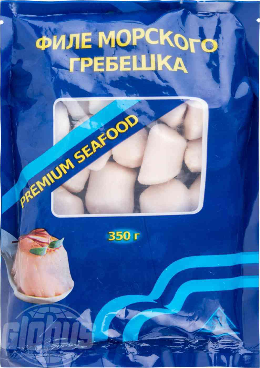 

Гребешки Premium Seafood, замороженные, без заправки, 350 гр