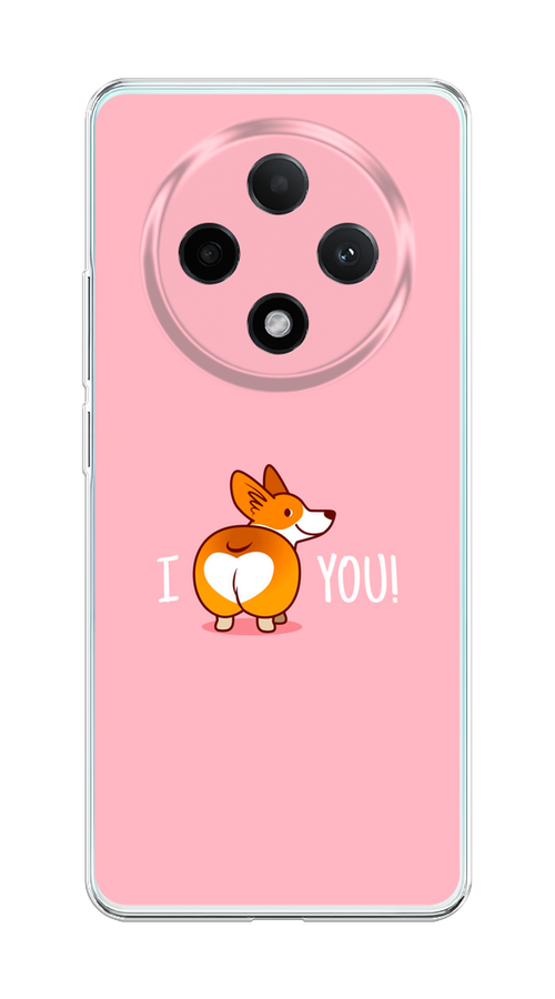 

Чехол на Oppo A3 Pro 5G "Корги I love you", Розовый;коричневый;белый, 2517950-1
