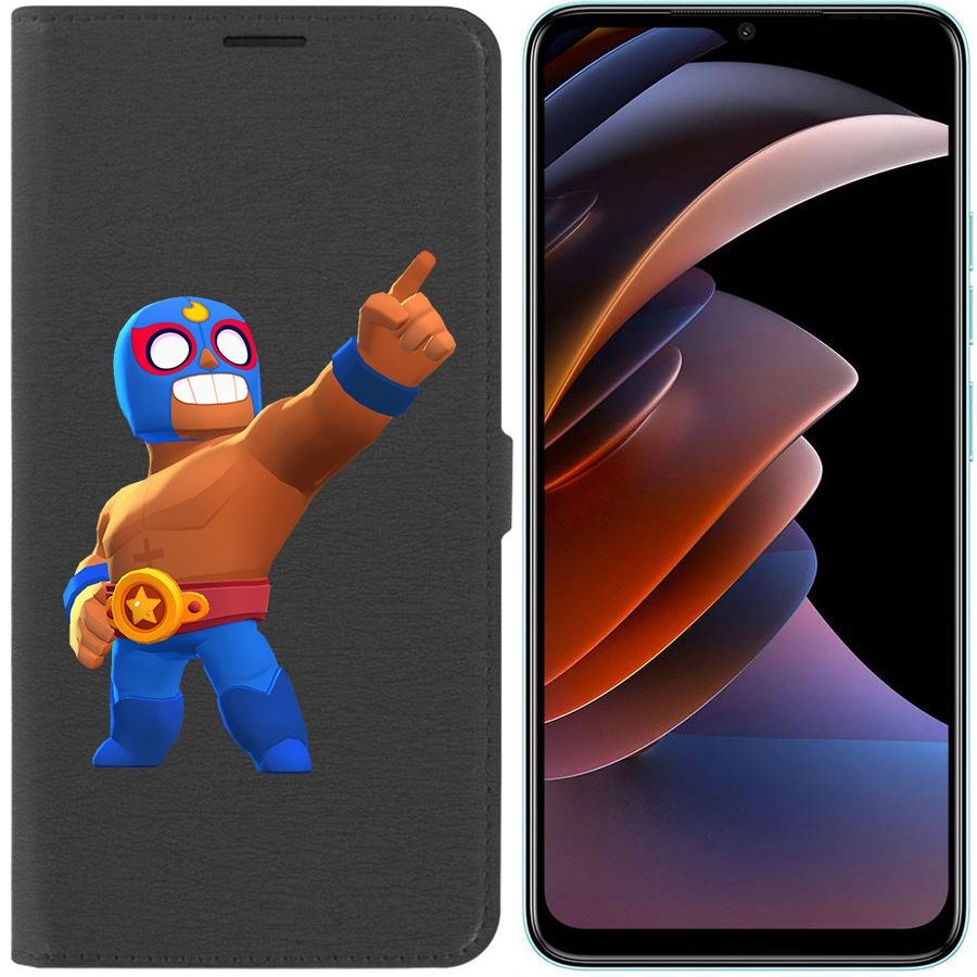 

Чехол-книжка Eco Book для Tecno Spark Go 2023 Brawl Stars-Эль Примо