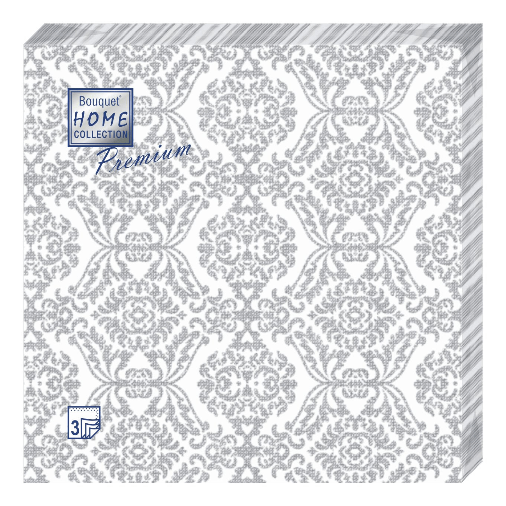 

Салфетки бумажные Bouquet Home collection premium 3 слоя 40 х 40 см 20 шт, Разноцветный, Home Collection Premium