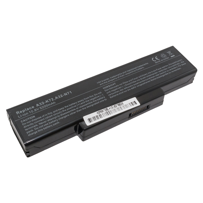 

Аккумуляторная батарея BaseMarket для ноутбука BaseMarket для Asus N73SV (5200mAh, 10.8V)