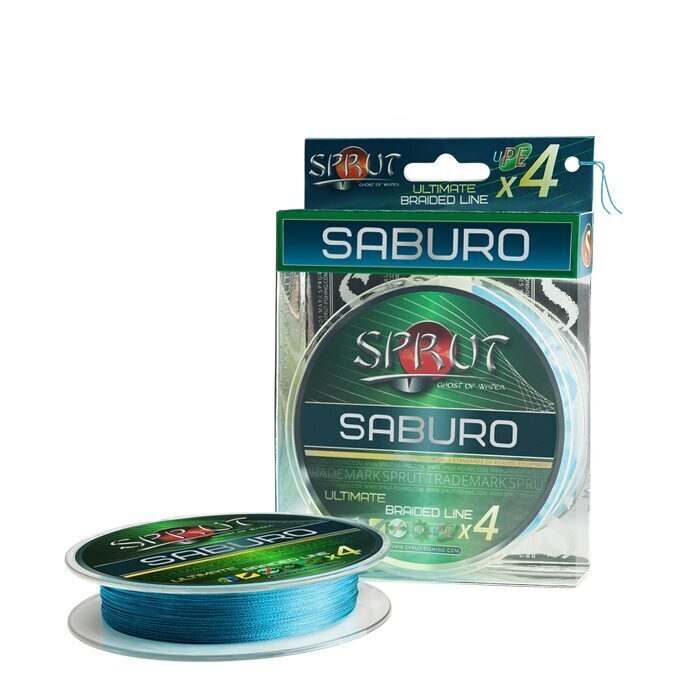 

Шнур Sprut SABURO (0.14 / 11.5 / 140 / 3 / светло-синий / Sky Blue / 3 / 300 / 3), Голубой, Saburo Soft Ultimate