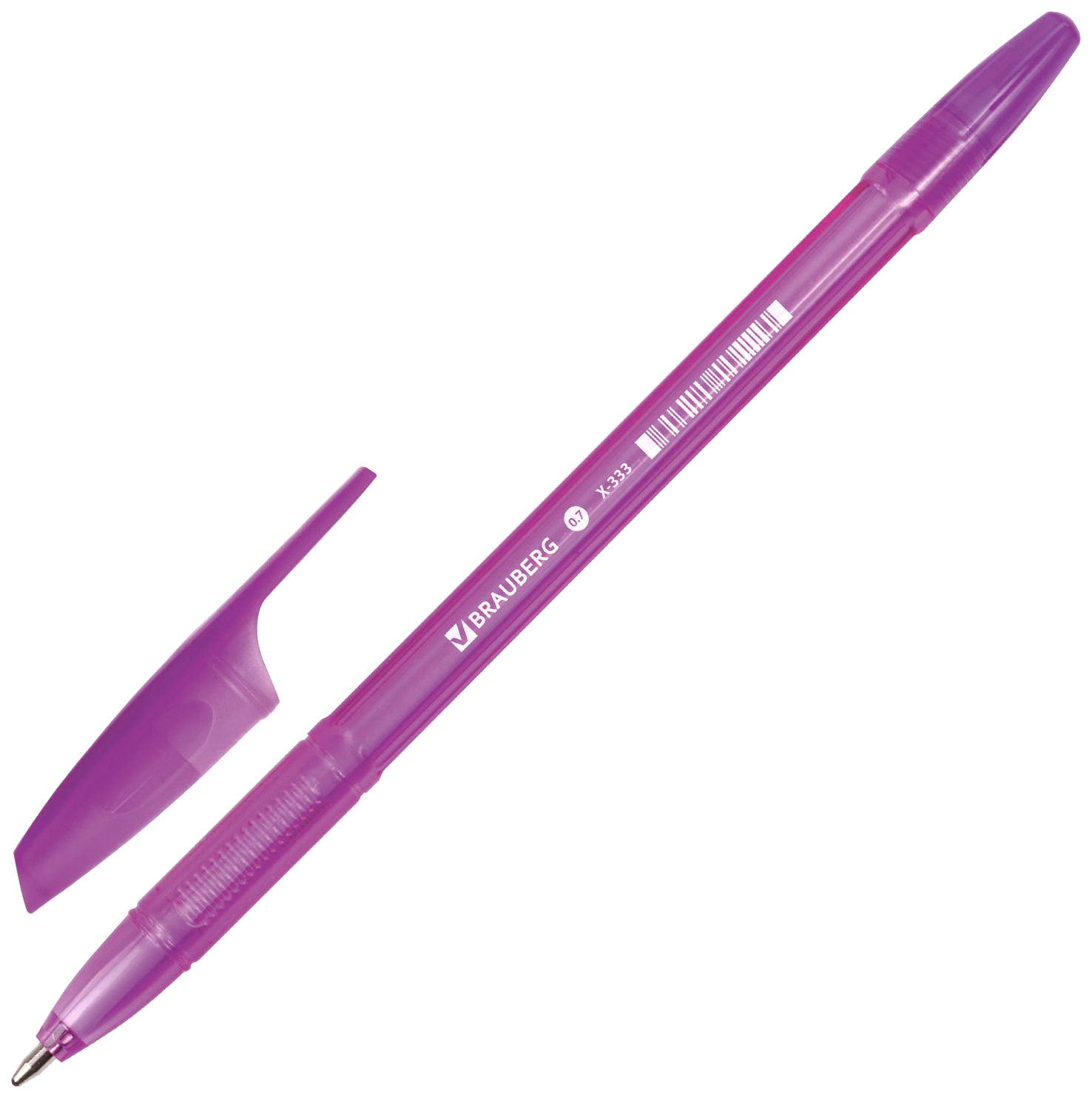 

Ручка шариковая BRAUBERG X-333 VIOLET ФИОЛЕТОВАЯ узел 0.7мм 142833