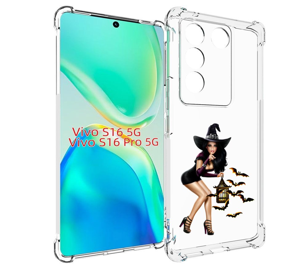 

Чехол MyPads девушка-ведьма женский для Vivo S16 5G/S16 Pro 5G/V27/V27 Pro, Tocco