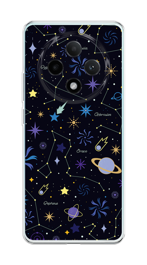 

Чехол на Oppo A3 Pro 5G "Цветной космос", Желтый, 2517950-1