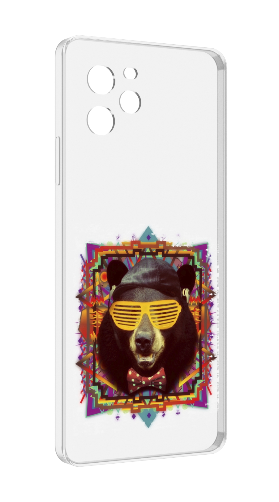 

Чехол MyPads Медведь в очках для Huawei Nova Y61 / Huawei Enjoy 50z, Прозрачный, Tocco