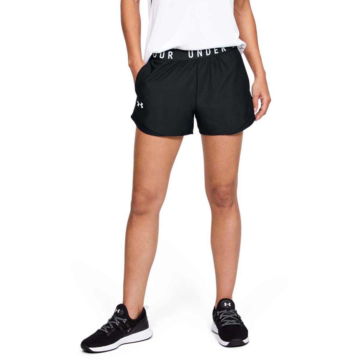 Cпортивные шорты женские Under Armour 1344552-001 черные XS