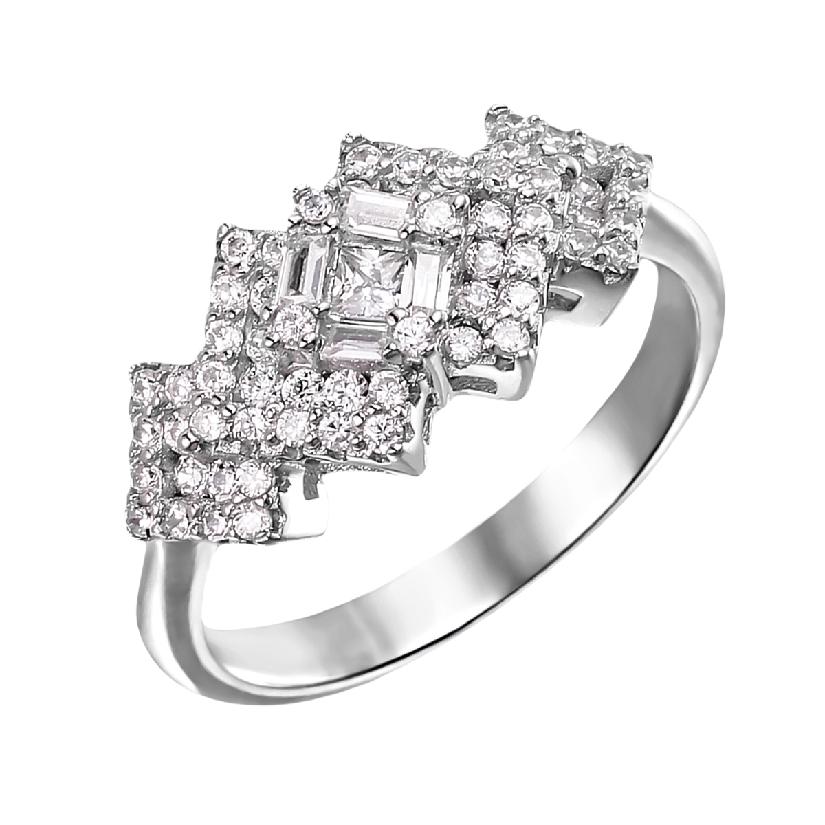 

Кольцо из серебра с фианитом р. 16.5 Balex Jewellery 1405937431