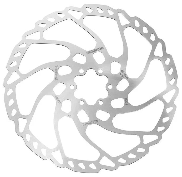 

Тормозной диск SHIMANO RT66 203mm 6-болт, Серебристый, RT66