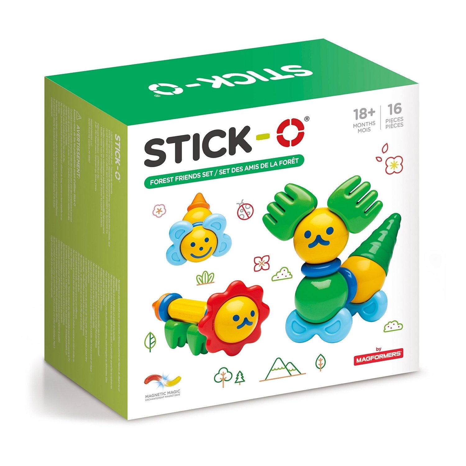 фото Конструктор forest friends set 16 дет. stick-o