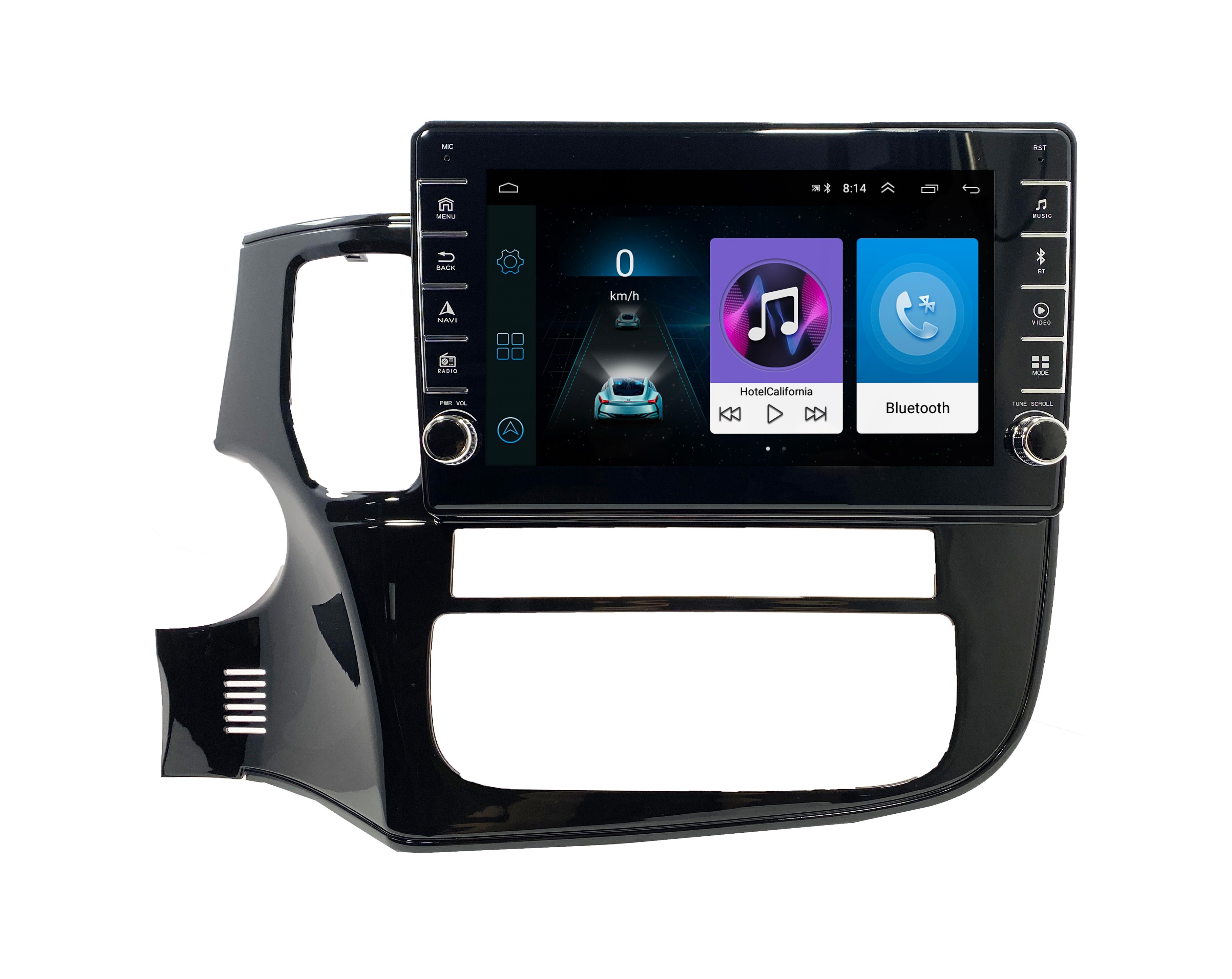 Штатная автомагнитола Zenith Mitsubishi Outlander 2013 Android 12 216GB с крутилками 2143800₽