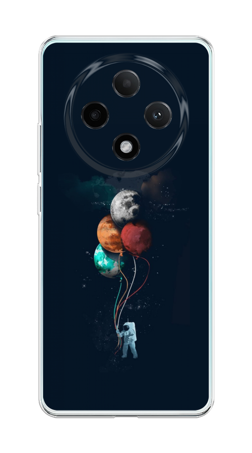 

Чехол на Oppo A3 Pro 5G "Космонавт с шариками", Разноцветный, 2517950-1