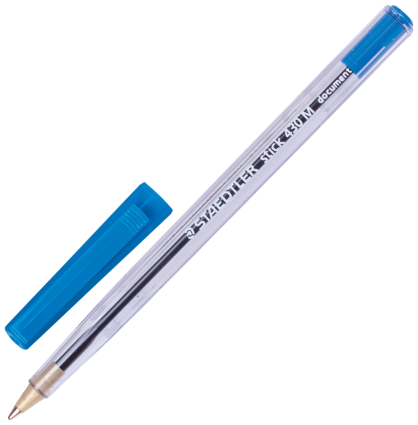 Ручка шариковая Staedtler Stick Document 430 M 03, синяя, 1,2 мм, 1 шт.