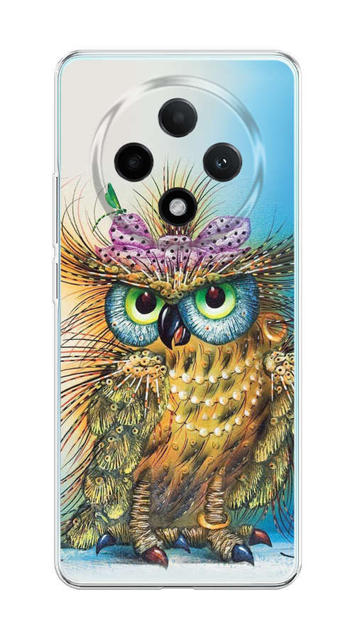 

Чехол на Oppo A3 Pro 5G "Модная сова", Коричневый;голубой, 2517950-1